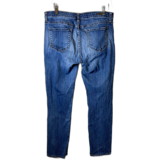 Kut From The Kloth Blue Medium Wash Mid-Rise Straight Leg Jeans Size 12 - Picture 6 of 14